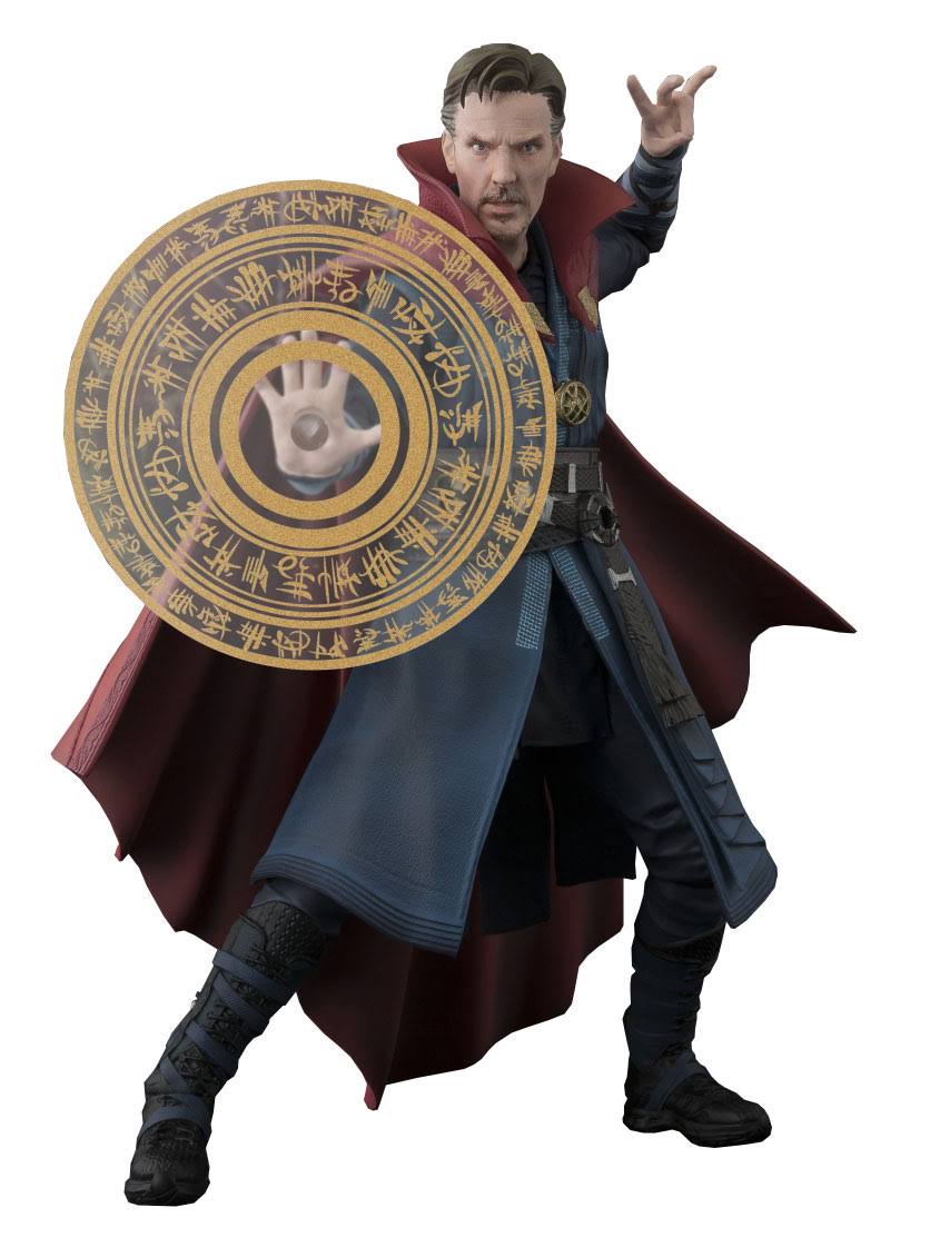 Doctor Strange S.H. Figuarts Action Figure Doctor Strange & Burning Flame Set 15 cm