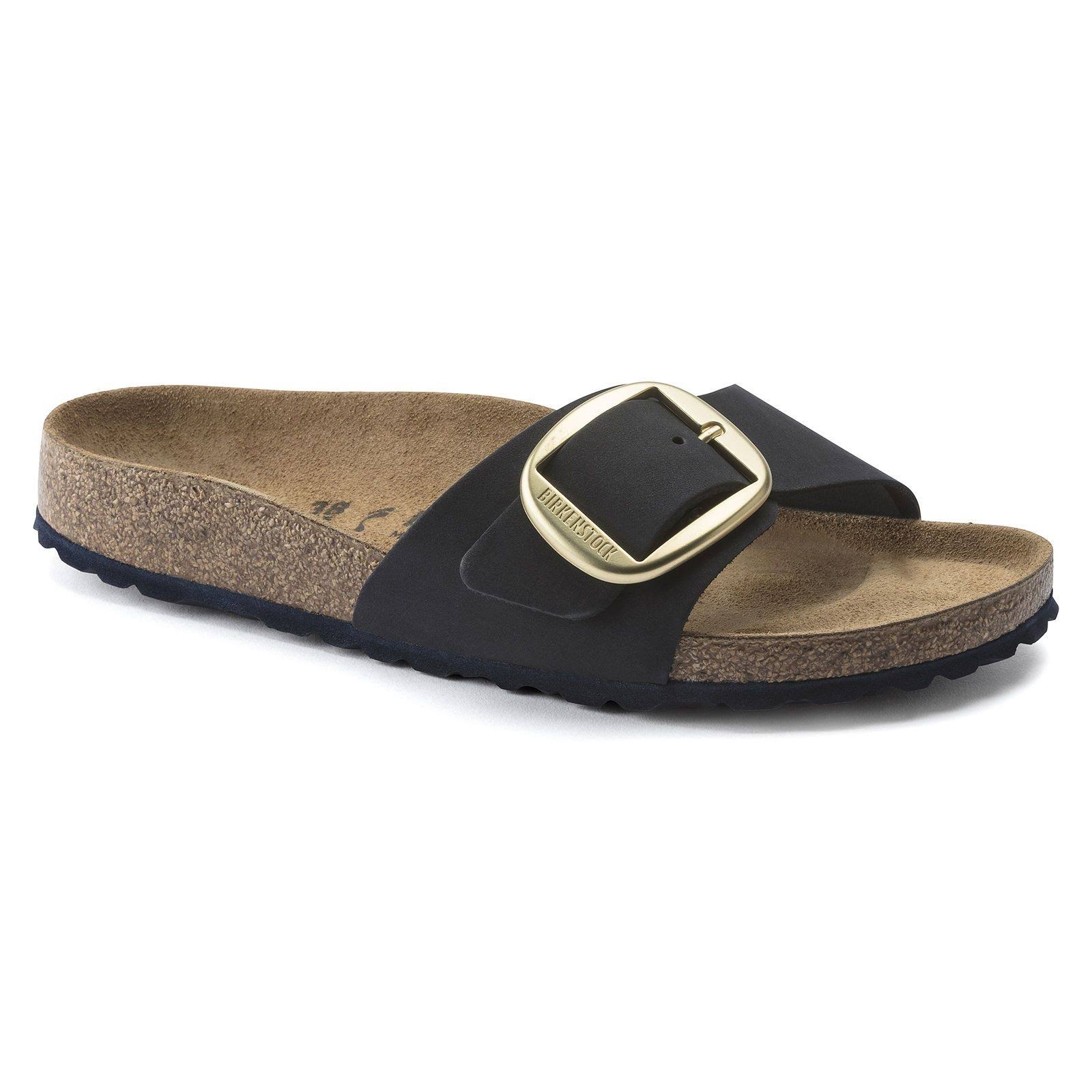 Birkenstock Madrid Big Buckle Midnight Nubuck / 39 / Narrow