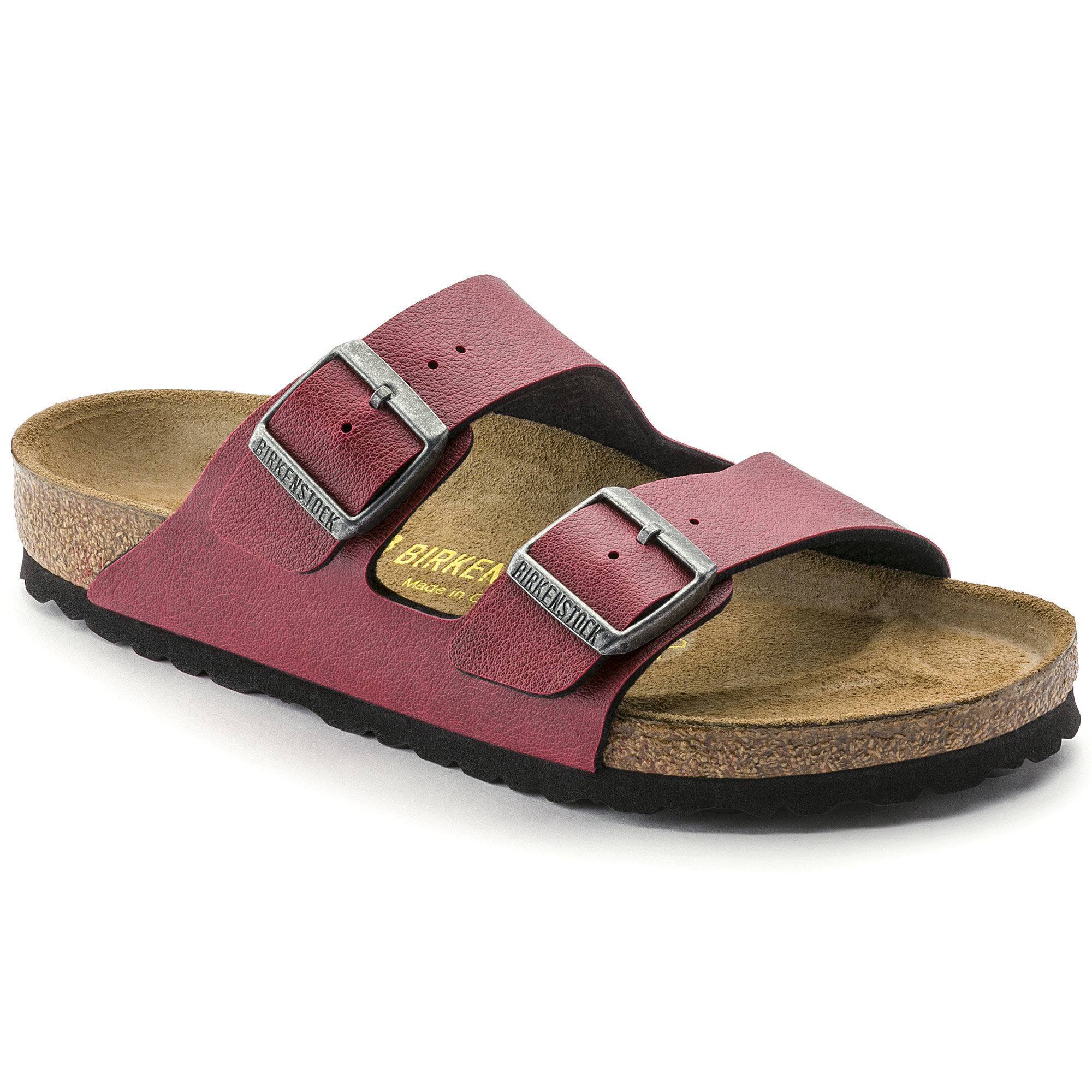 Birkenstock Women's Arizona (37 Bordeaux Pull Up)