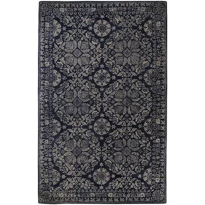 Steward Hand-Tufted Wool Dark Blue/Gray Area Rug