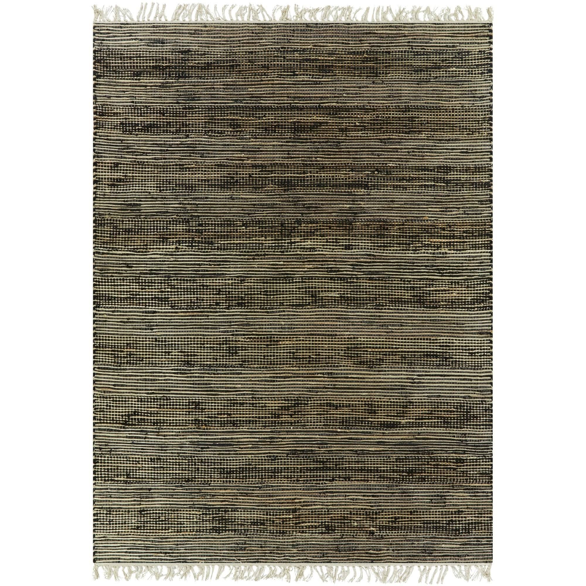 Papilio Hunter Sisal Flatweave Natural Fiber Jute Area Rug - 5&3x22 x 6&7x22 - White