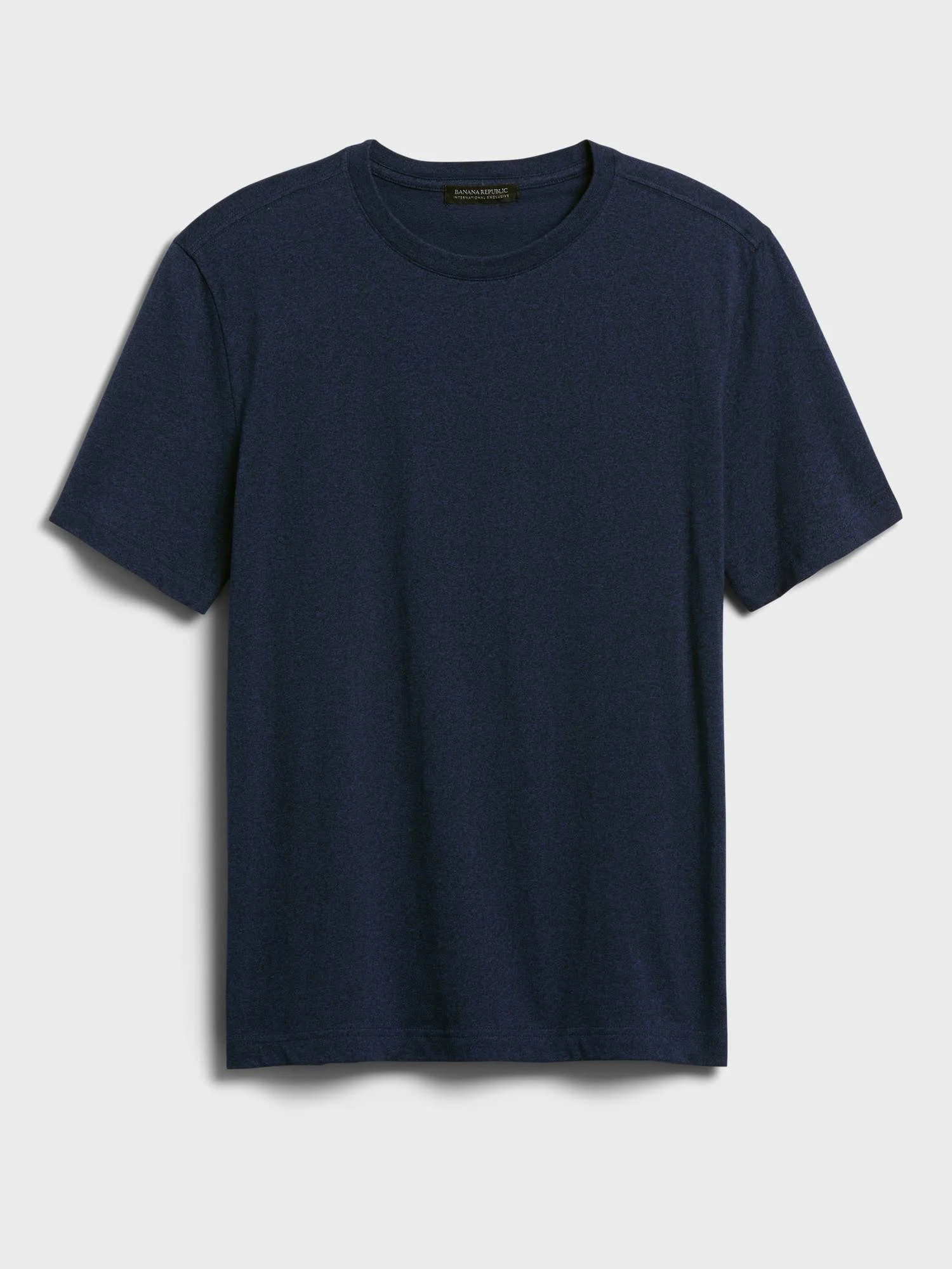 Banana Republic Men's Organic Soft Wash Crew-Neck T-Shirt Navy Tall Size XL