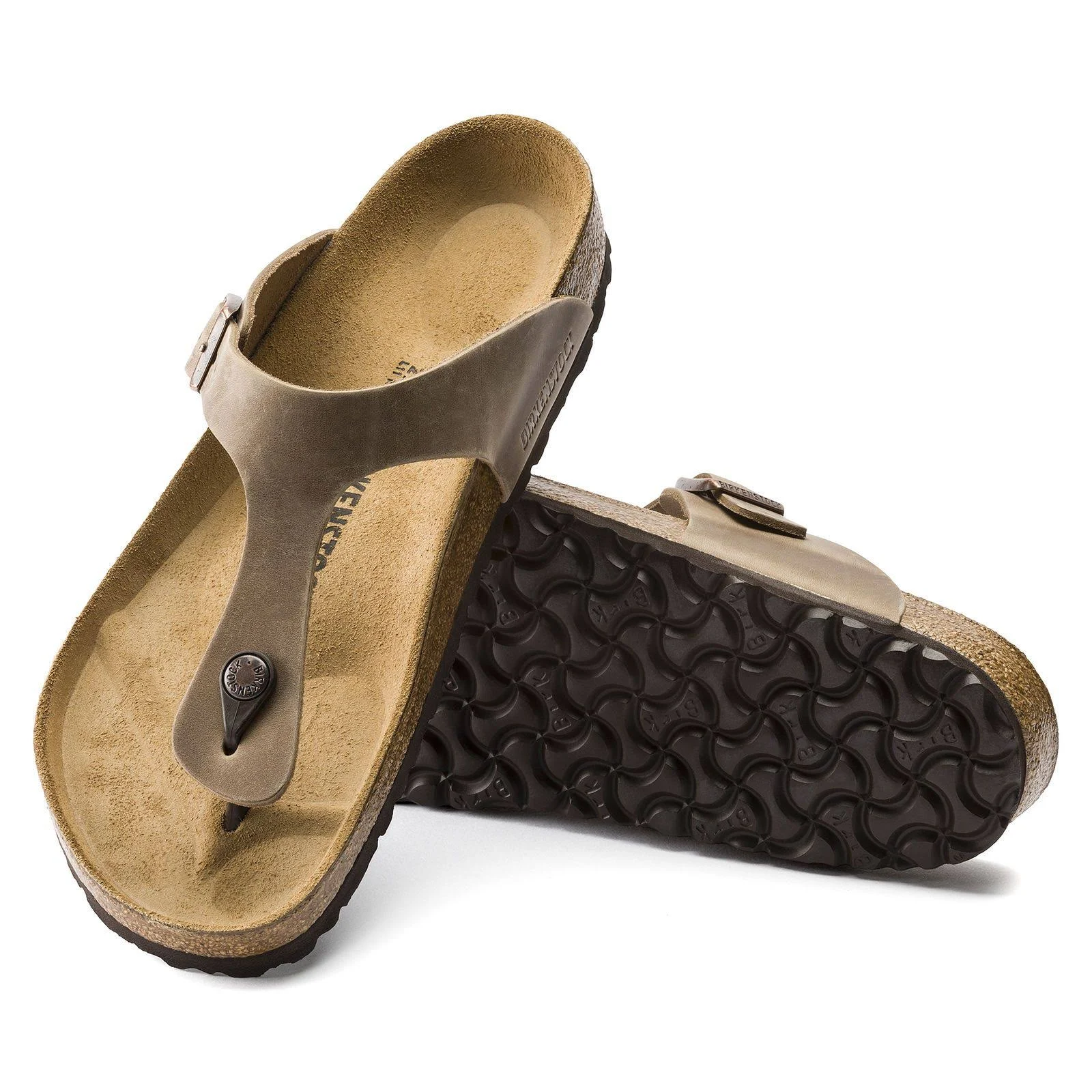 Birkenstock Women's Gizeh Tobacco Oiled Leather 36