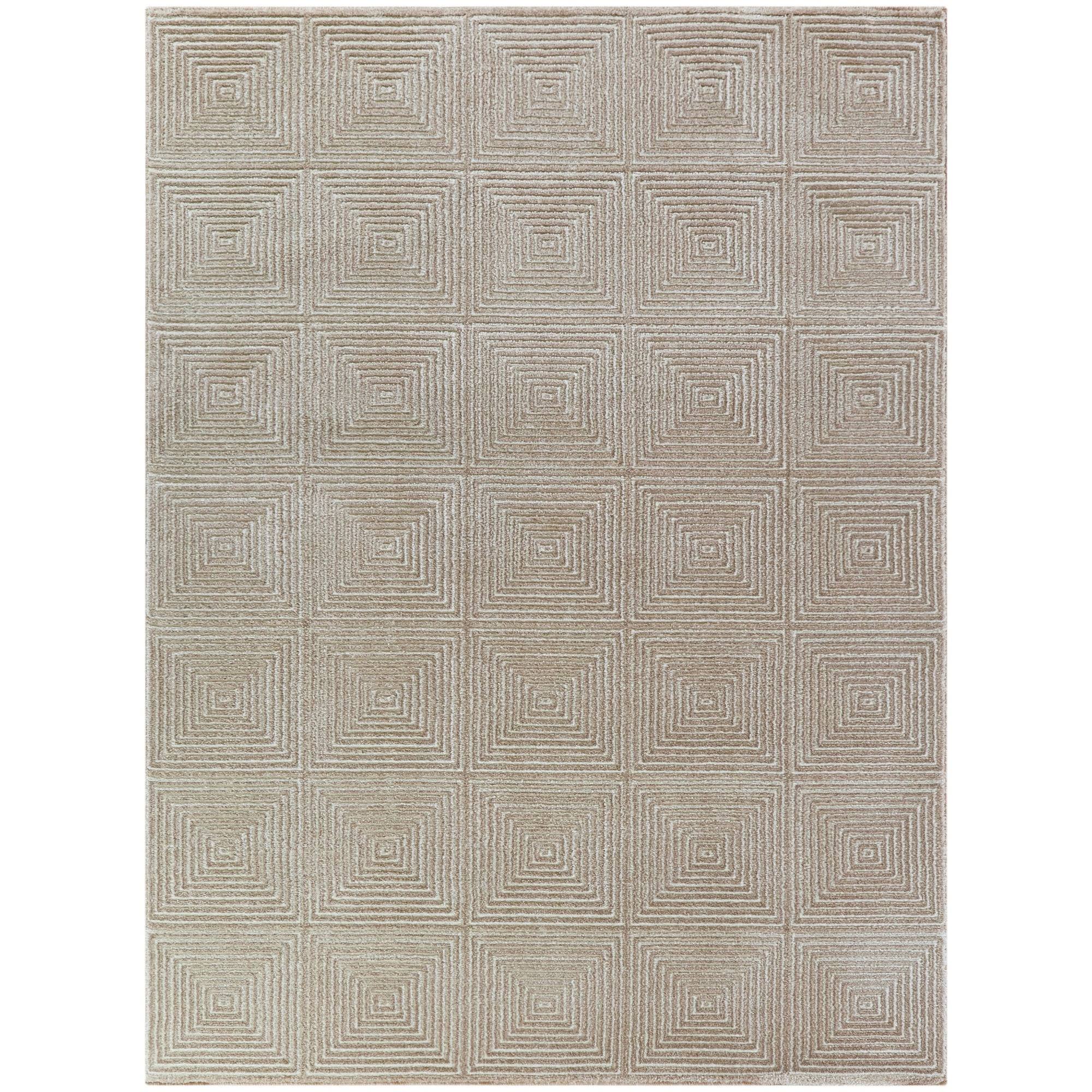 Balta Cabell Olive 5 ft. x 7 ft. Geometric Area Rug, Green