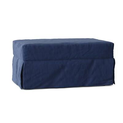 Birch Lane Fairchild 44x22 Rectangle Standard Ottoman Body Fabric: Spinnsol Navy