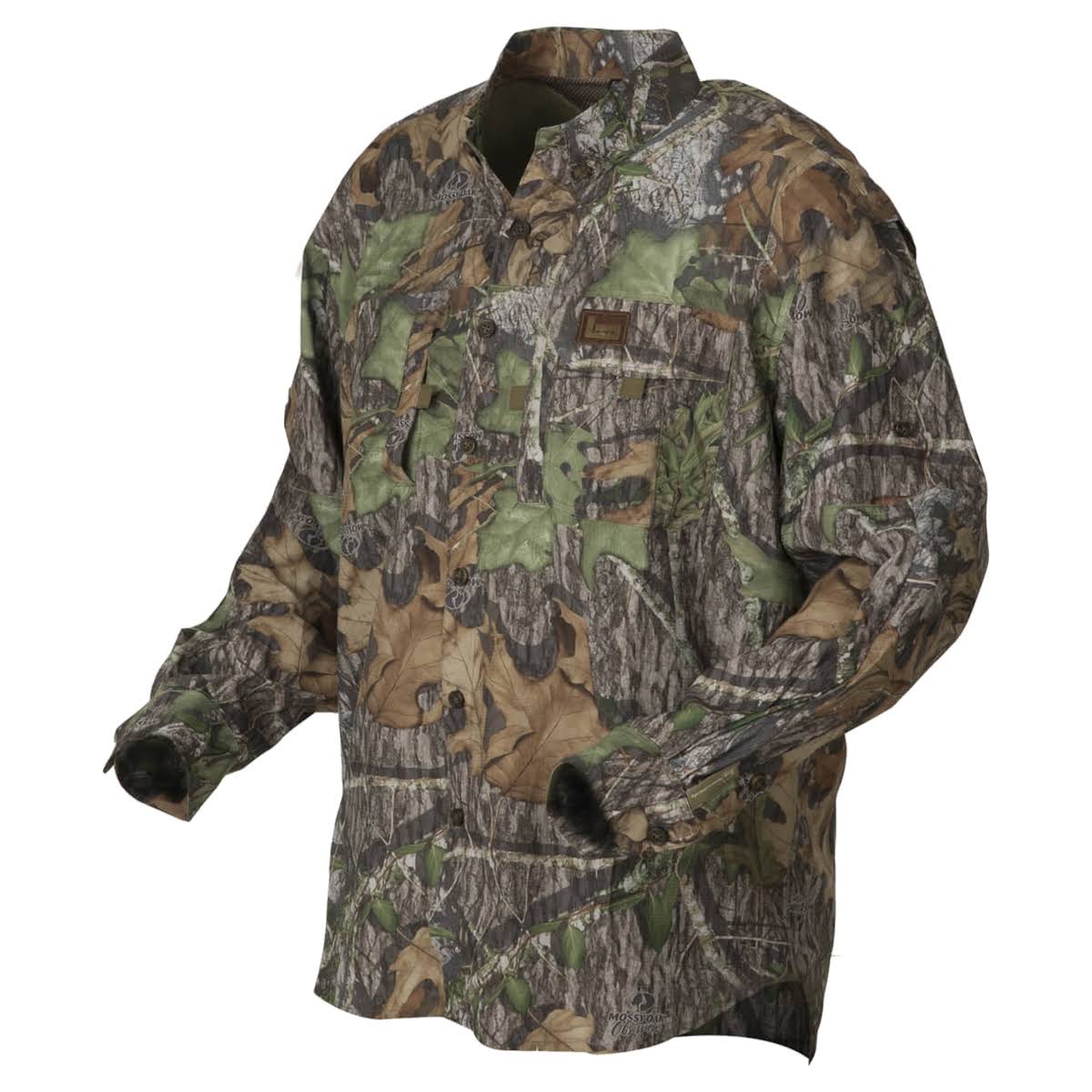 Banded Midweight Long Sleeve Hunting Shirt, Mossy Oak Obsession, Medium