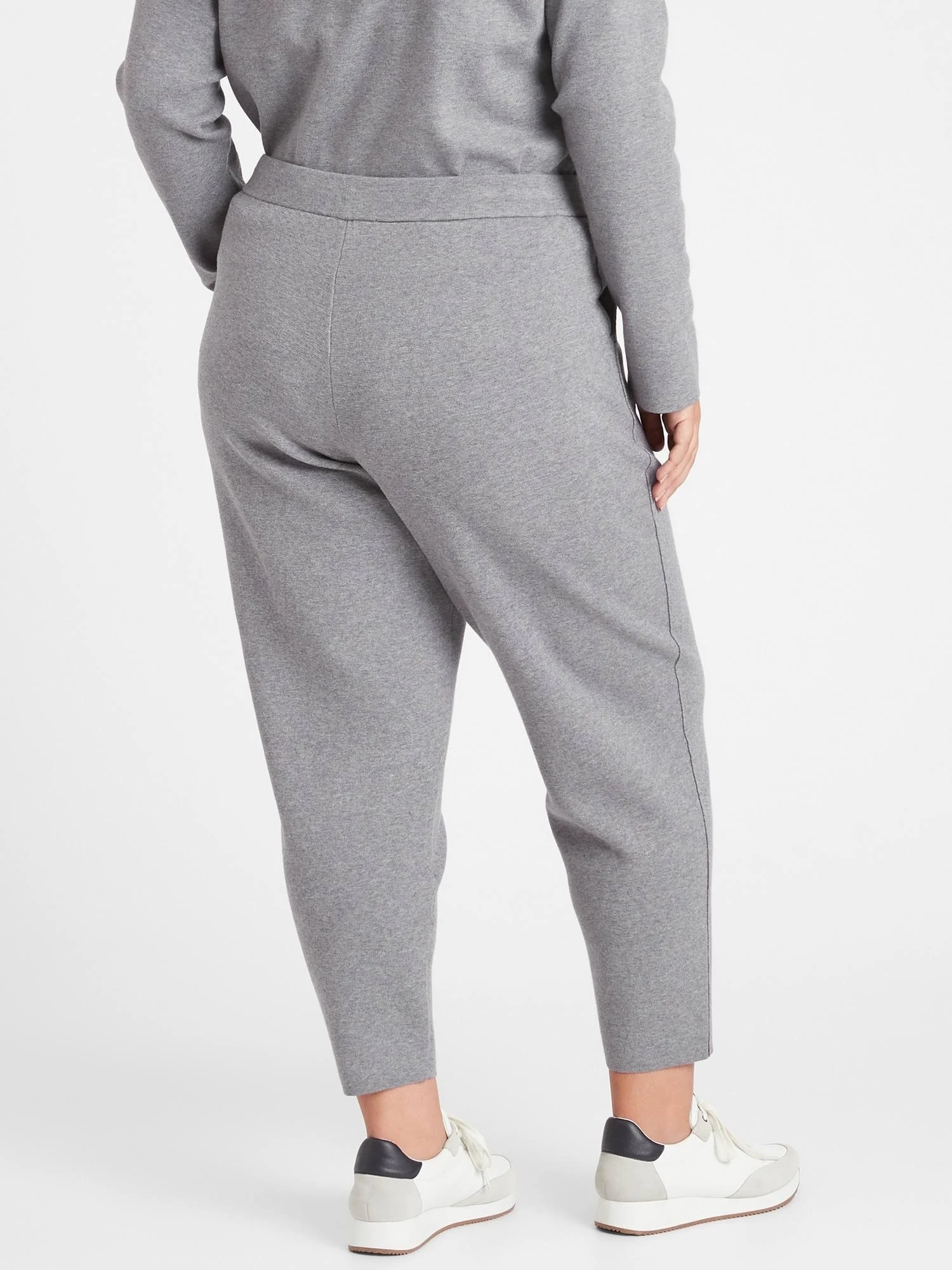Banana Republic Women's Sweater Jogger Heather Gray Size L