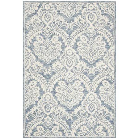 Darby Home Co Leedy Hand-Tufted Wool Blue Area Rug, Size: Rectangle 8' x 10'