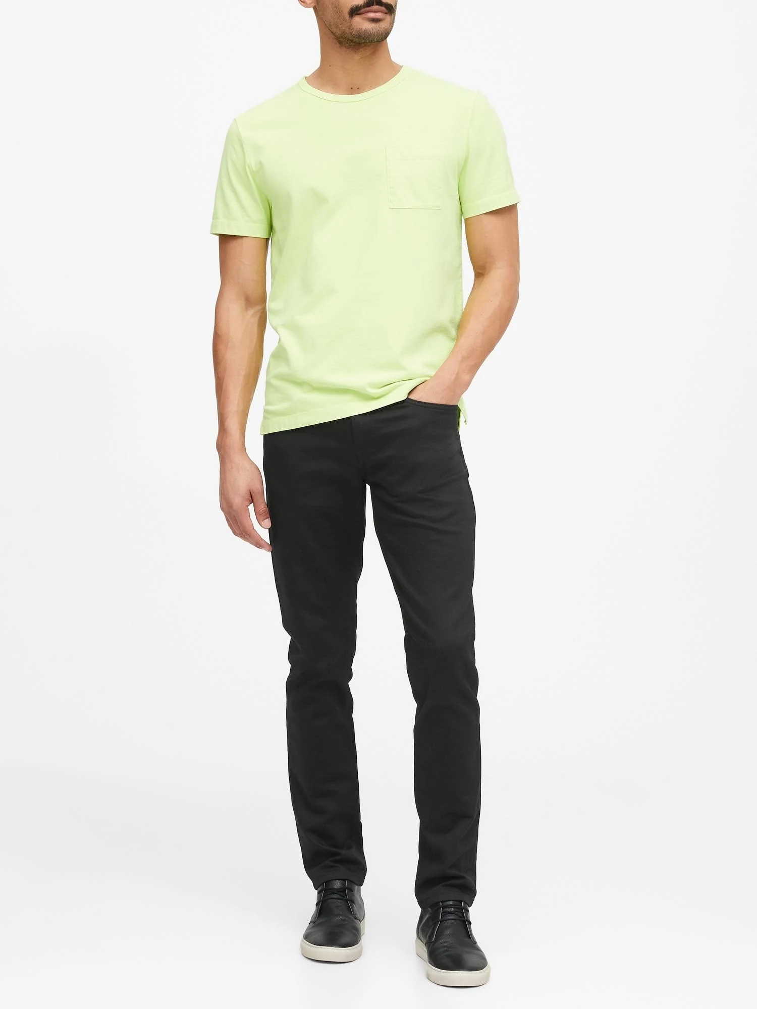 Banana Republic Men's Skinny Traveler Pant Black Size 31W 34L