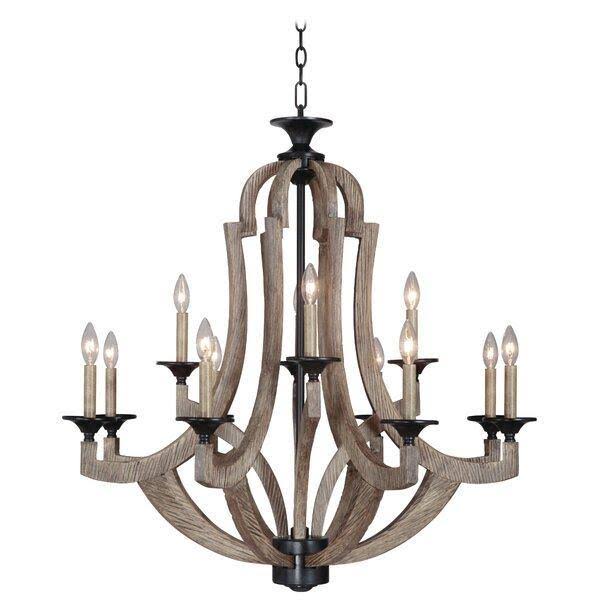 Marcoux 12-Light Candle Style Empire Chandelier