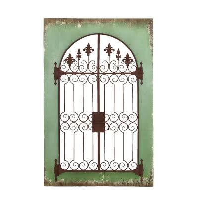 One Allium Way Wood and Metal Wall Decor