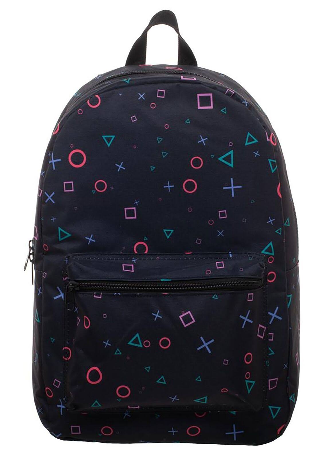 PlayStation Button Sublimated Print Backpack