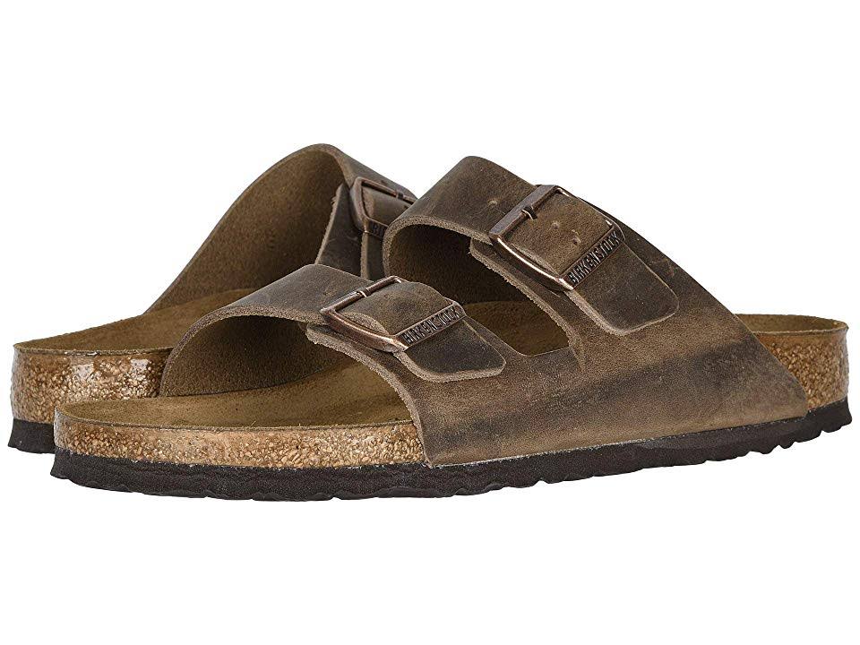 Birkenstock Arizona Sandals, Women's, Tobacco Oiled Leather, Size: 6
