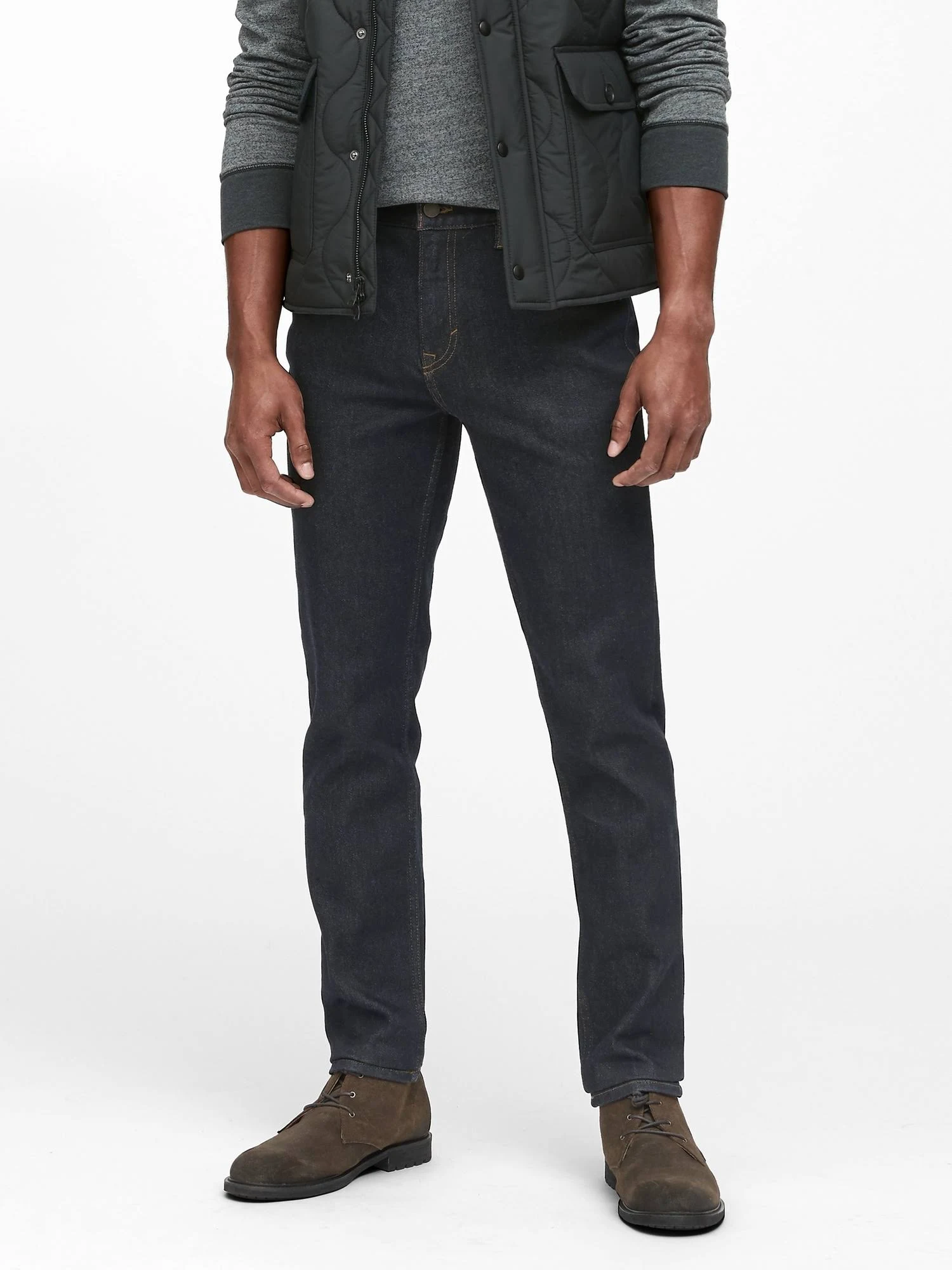 Banana Republic Men's Slim Legacy Jean Rinse Dark Wash Size 33W 30L