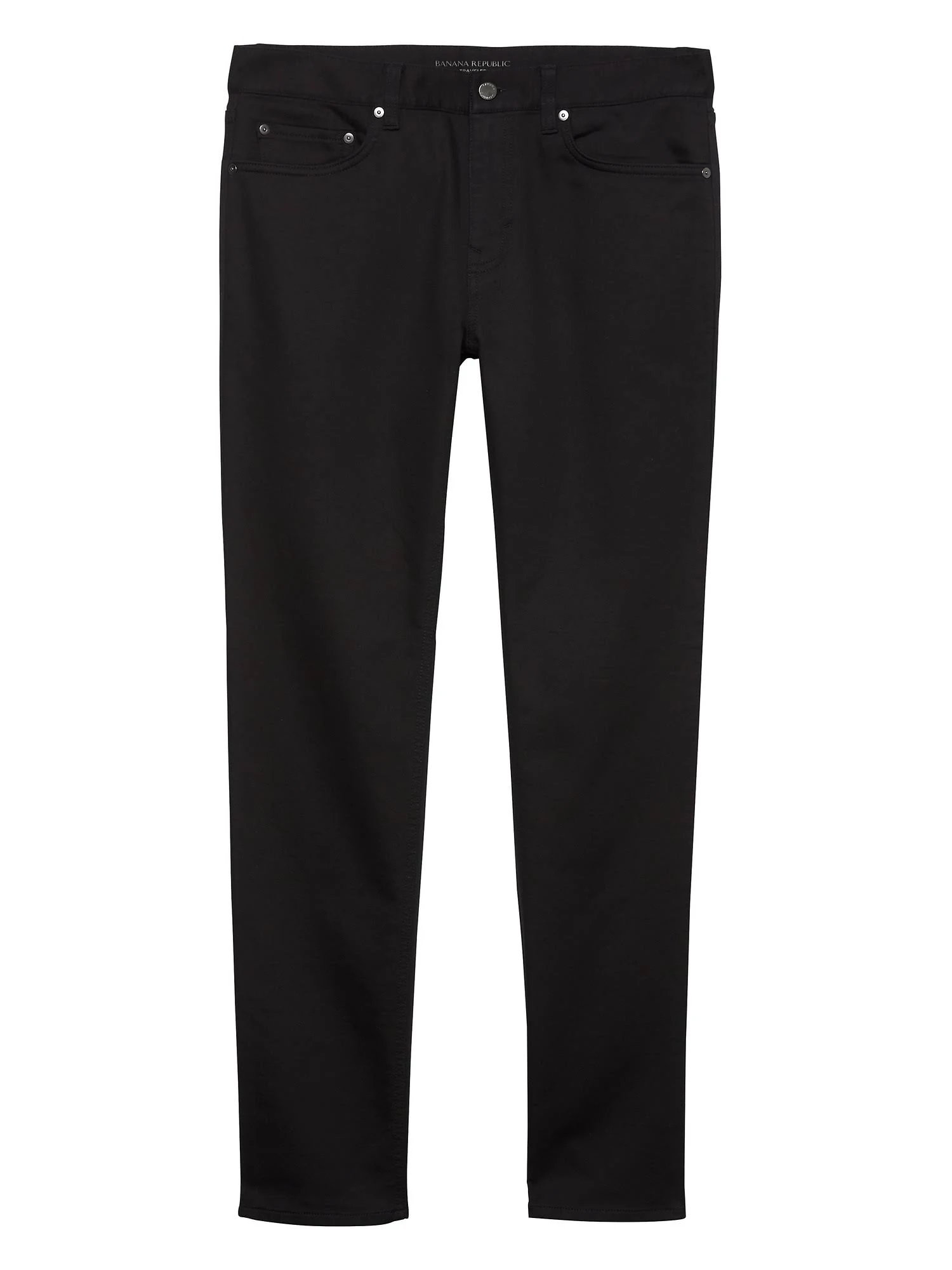 Banana Republic Men's Athletic Tapered Traveler Pant Black Size 34W 34L