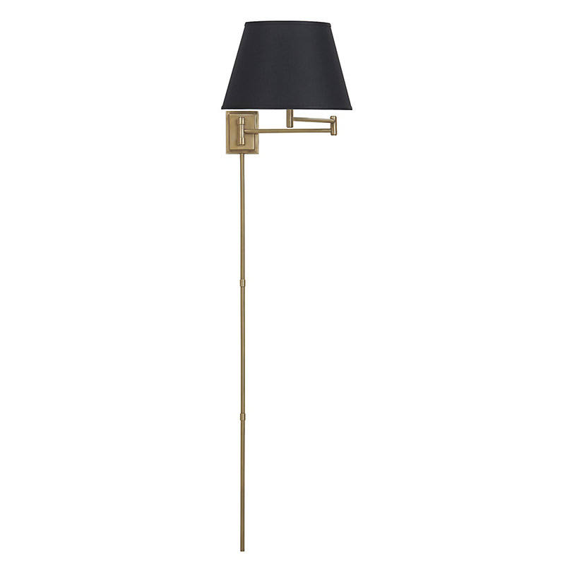 Grant Swing Arm Sconce with Shade Mushroom Pleated White - Ballard Designs