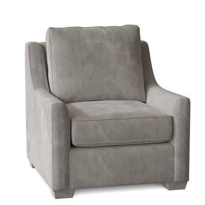 Birch Lane Godwin 33x22 Wide Armchair Body Fabric: Empire Dove