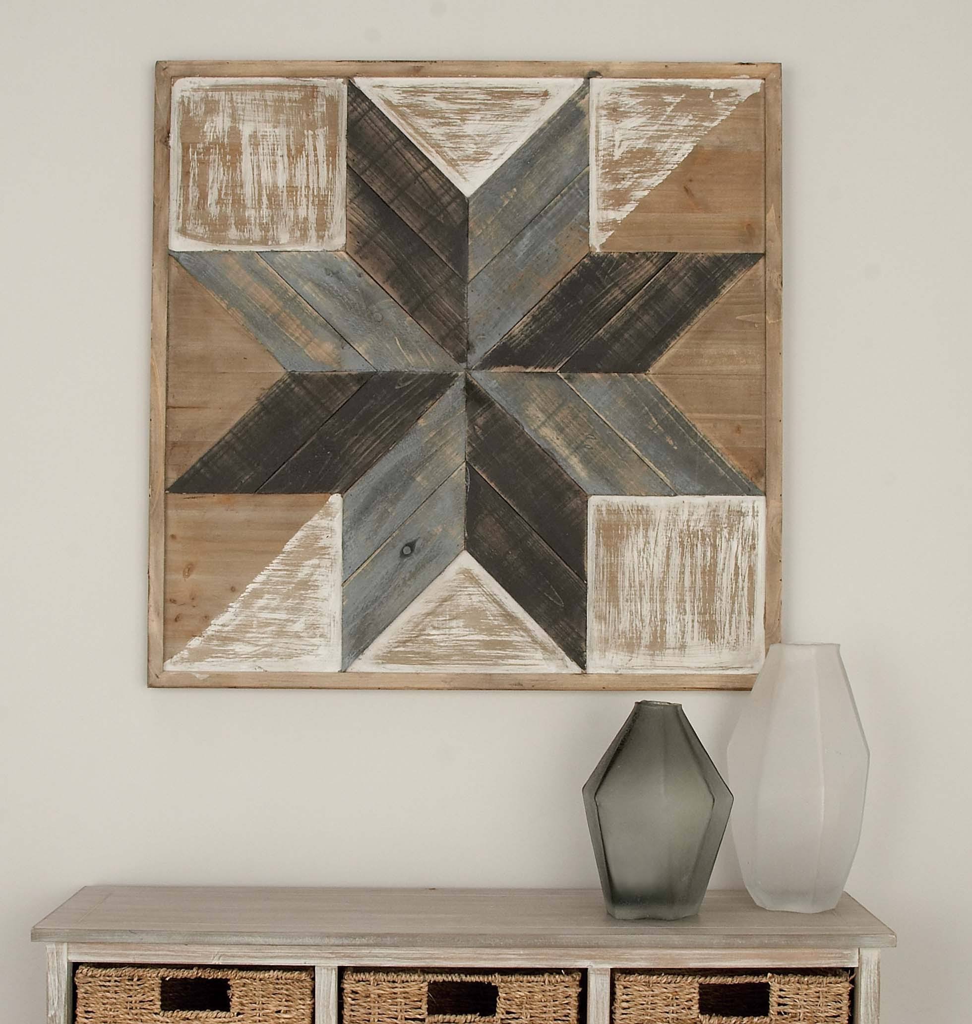 Benzara Wood Wall Art 31x22W, 31x22H