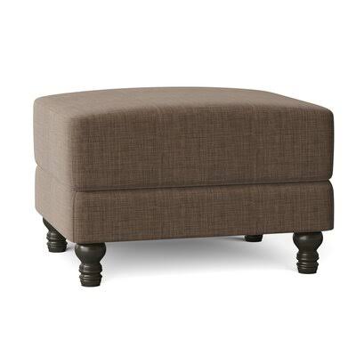Birch Lane Montgomery 31x22 Rectangle Standard Ottoman Body Fabric: Dumdum Stone