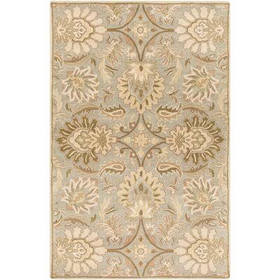 Charlton Home Camden Floral Blue Area Rug, Size: 8& x 11&