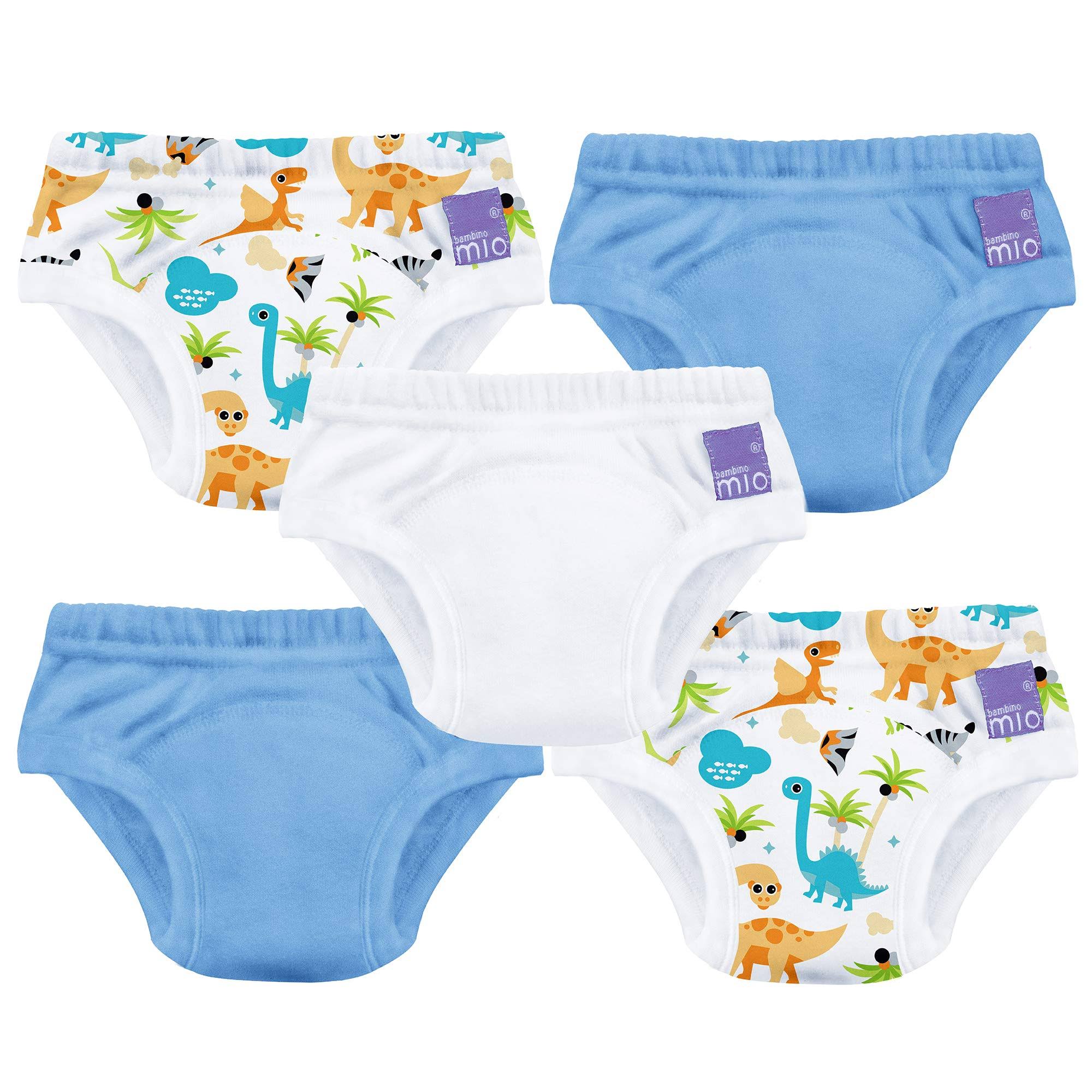Bambino Mio, Potty Training Pants, Mixed Boy Dino, 2-3 Years, 5 Pack