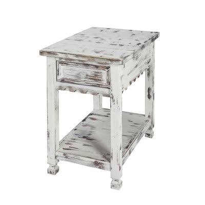 Lenihan Solid Wood End Table with Storage