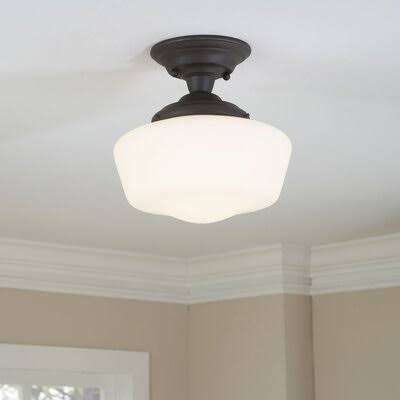 Birch Lane Sudbury Semi Flush Mount Finish: Heirloom