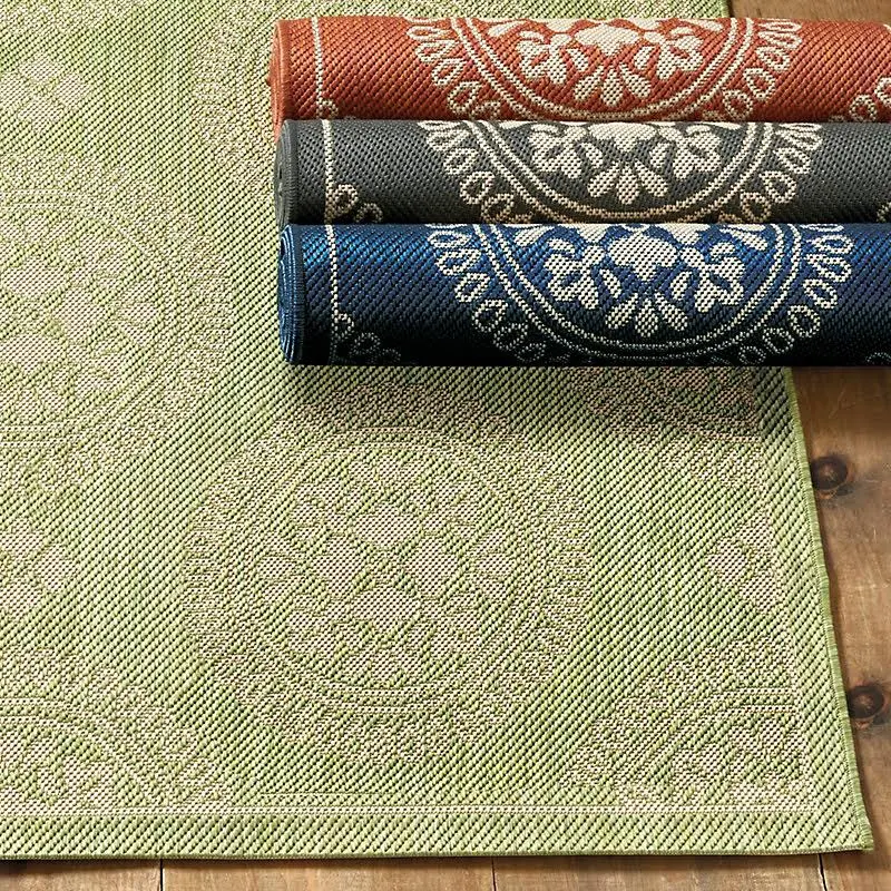 Antigua Indoor/Outdoor Rug Terra Cotta 8& x 11& - Ballard Designs
