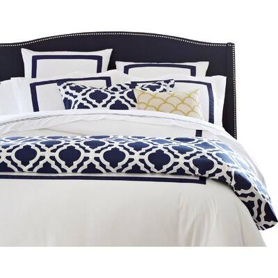 Stillman Upholstered Wingback Headboard Birch Lane Size: California King, Upholstery: Klein Midnight