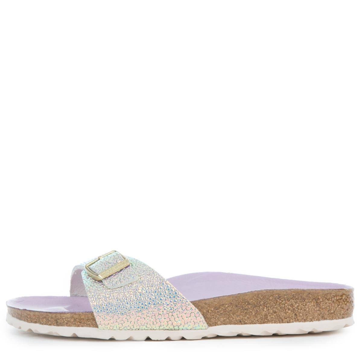 Birkenstock Madrid Ombre Pearl Silver Orchid Sandals 40 / Ombre Pearls Silver/Orchid