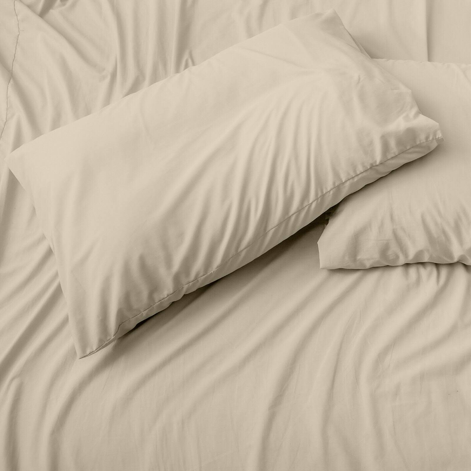 Cypress 6 Piece 1800 Count Sheet Set Bamboo Feel Deep Pockets - Cream - King/California King
