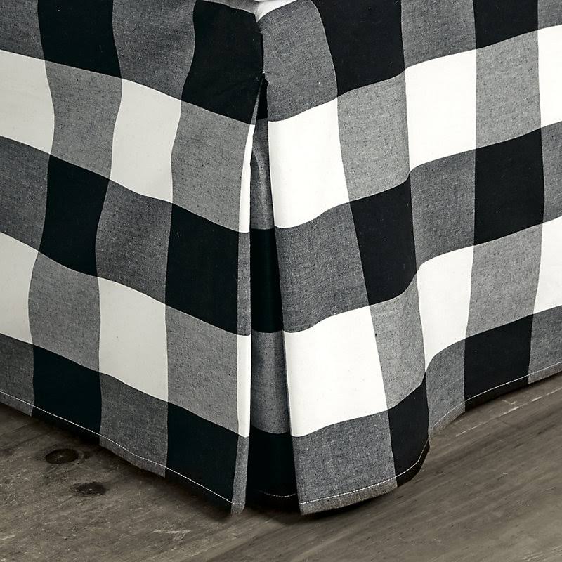 Gwyneth Buffalo Check Bedskirt Spa King - Ballard Designs