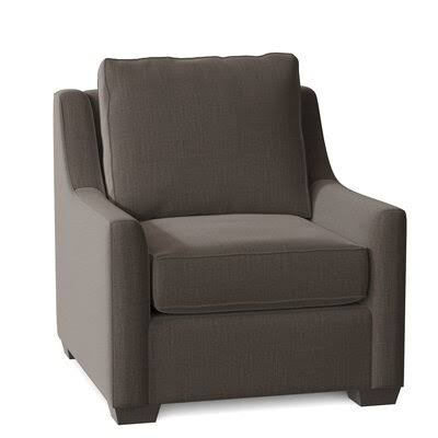 Birch Lane Godwin 33x22 Wide Armchair Body Fabric: Conversation Cinder
