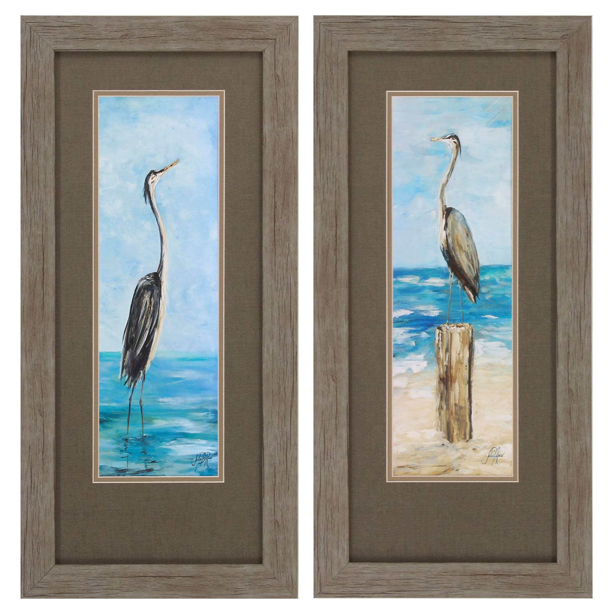 Seaside - 2 Piece Picture Frame Print Set on Paper Beachcrest Home