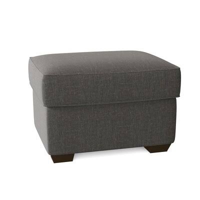 Birch Lane Swifton 29x22 Rectangle Standard Ottoman Body Fabric: Lizzy Graphite
