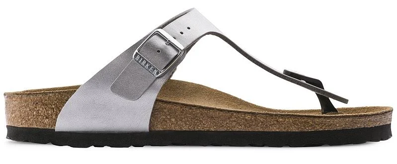 Birkenstock Gizeh Birko-Flor Silver