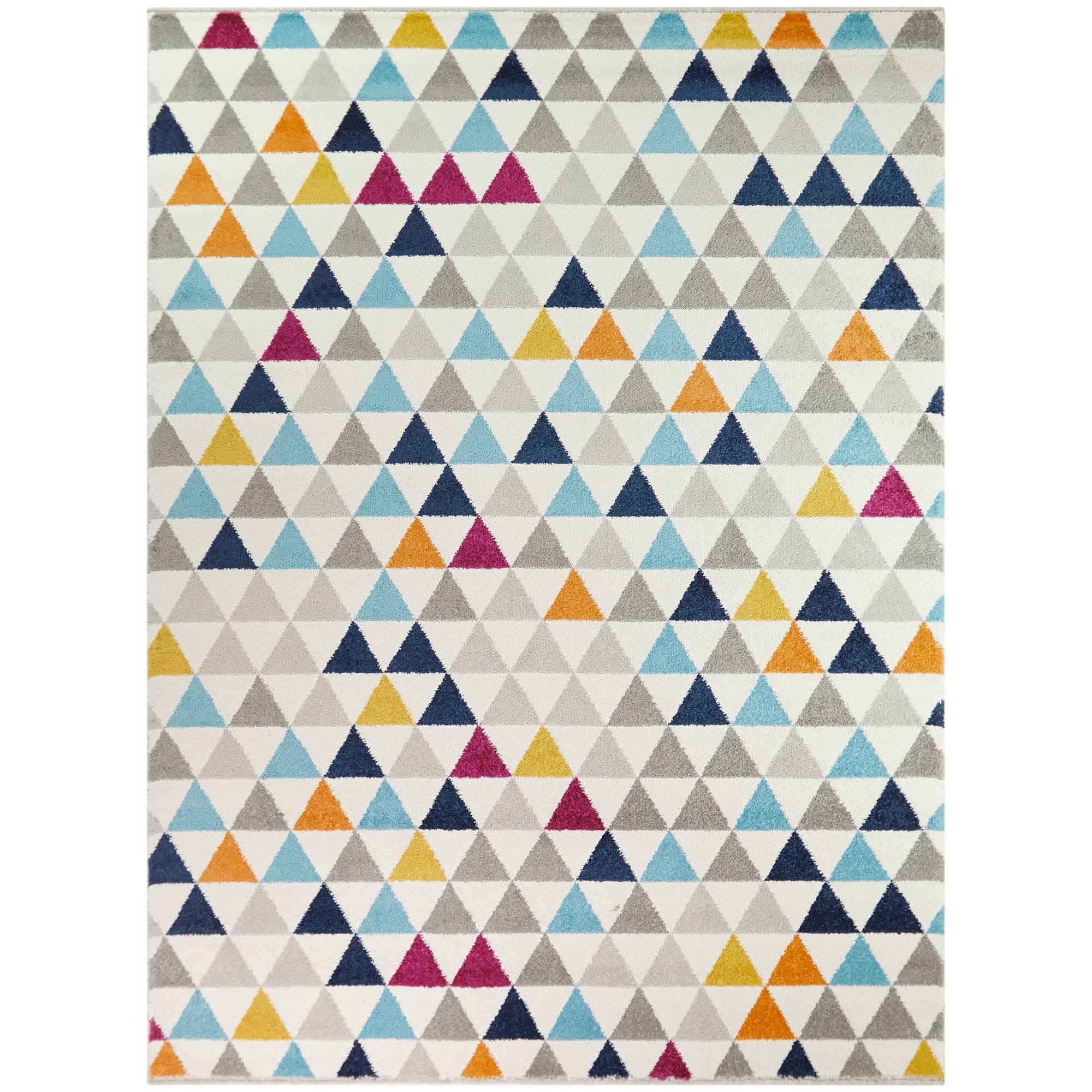 BALTA Modern Triangles Multicolor 4 ft. x 6 ft. Geometric Area Rug