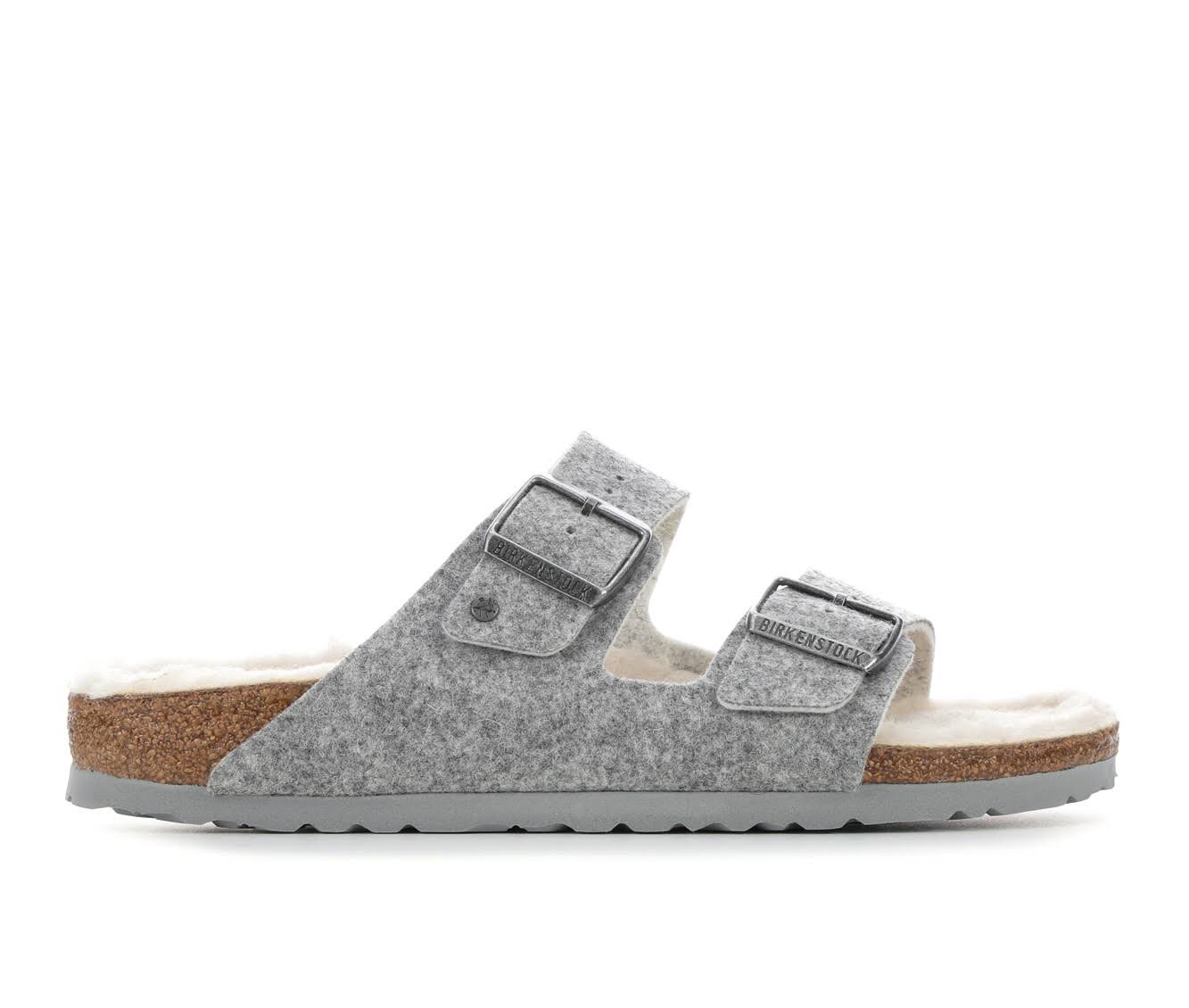 Birkenstock Women's Arizona Wool Happy Lamb Narrow Sandals