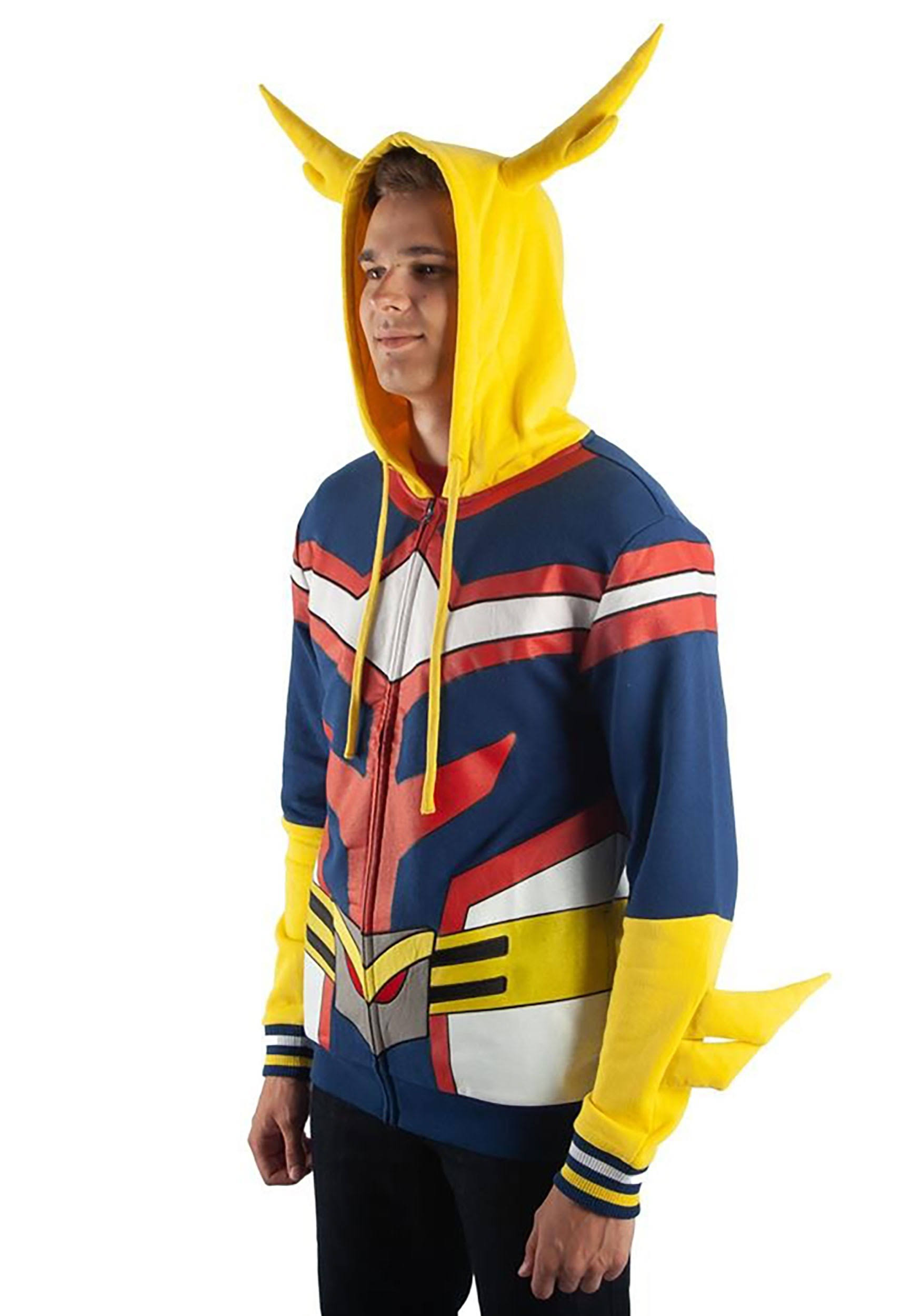 Bioworld My Hero Academia All Might Character Hoodie Large