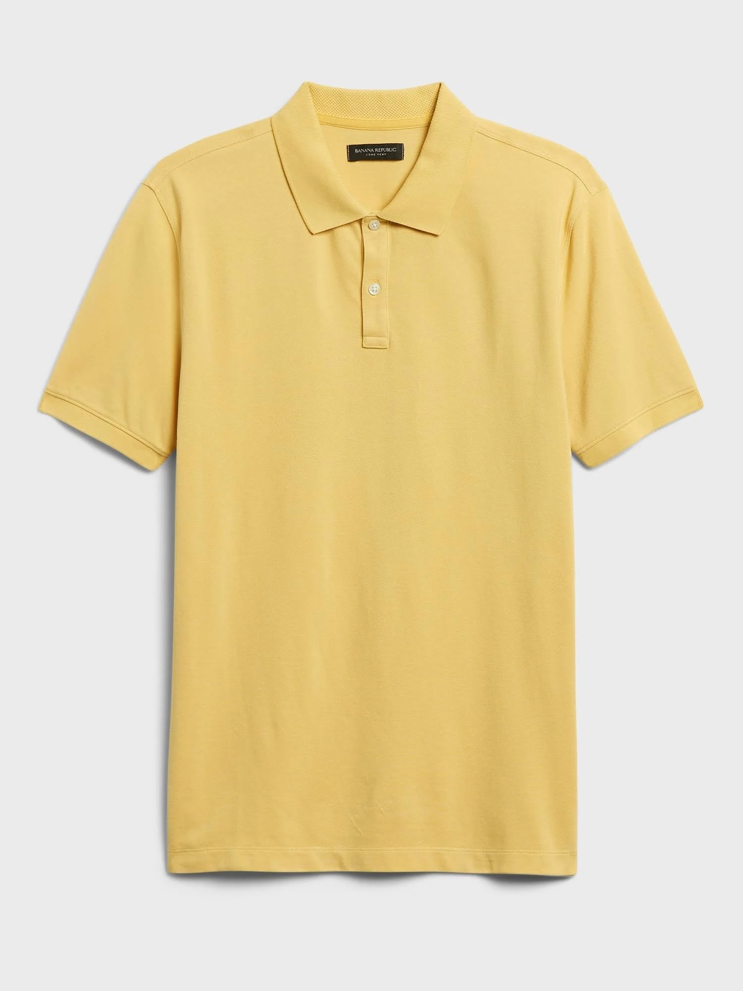Banana Republic Men's Core Temp Pique Polo Shirt California Calm Tall Size XL