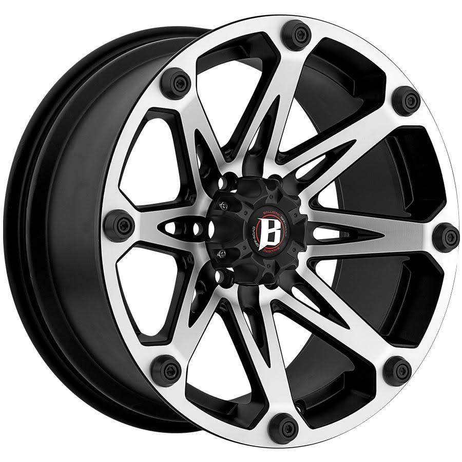 2007 Jeep Wrangler Ballistic Machined Black 814 Jester Wheels