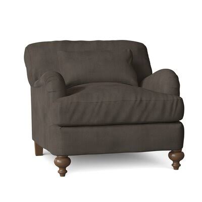 Wivenhoe 39x22 W Armchair Birch Lane Body Fabric: Tina Charcoal
