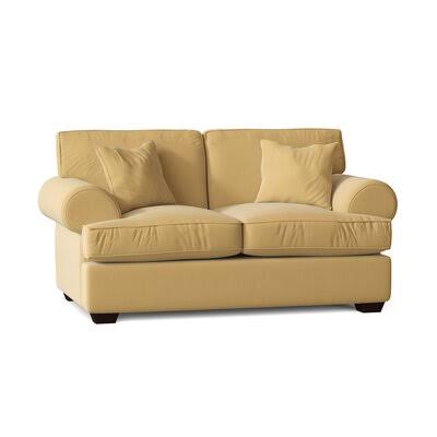 Workington 67x22 Rolled Arm Loveseat Body Fabric: Bayou Sunshine