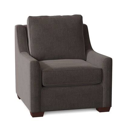 L? A 33x22 Wide Armchair Birch Lane Body Fabric: Nobletex Charcoal
