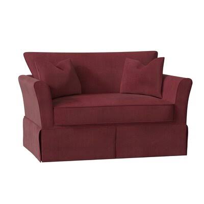 Birch Lane Estella Chair and A Half Body Fabric: Tina Scarlet
