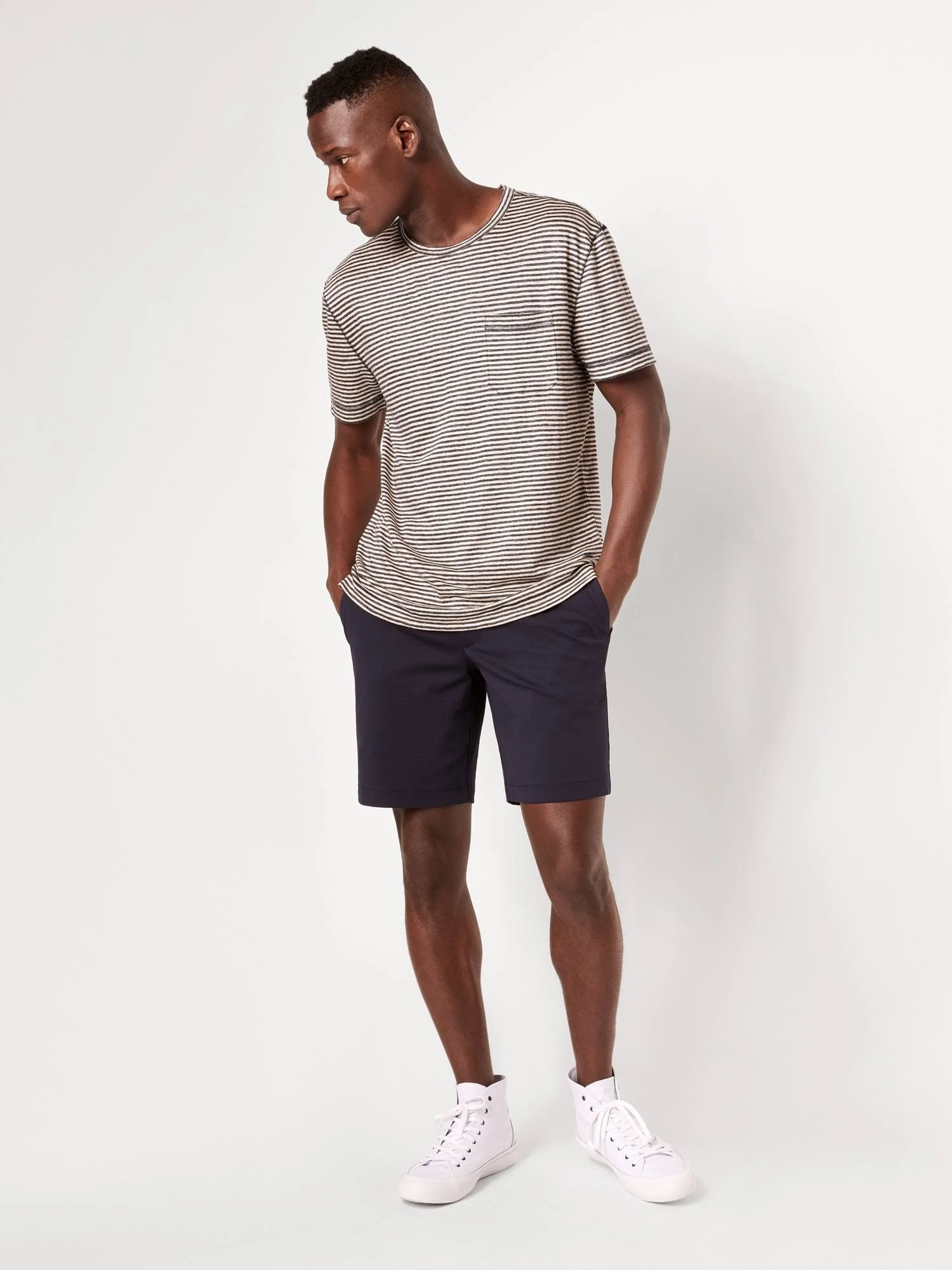 Banana Republic Men's 7x22 Core Temp Short Navy Size 33W