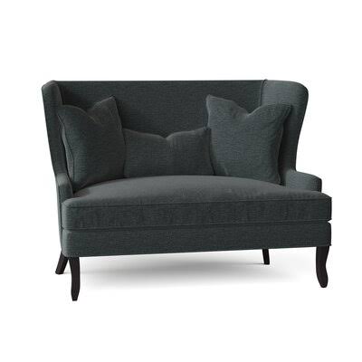 Woodbridge 59x22 Charles of London Settee Body Fabric: Vault Aegean