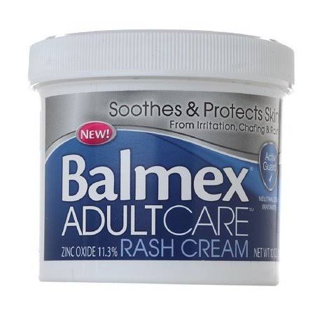 3 Pack - Balmex Adult Care Rash Cream 12oz Each, Beige
