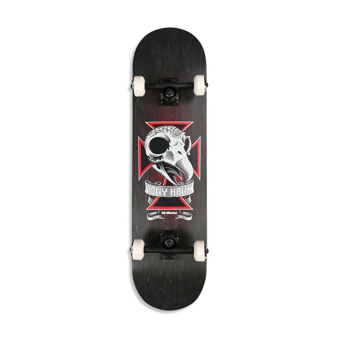 Birdhouse Stage 3 Skull 2 8.125x22 Complete Skateboard - Black