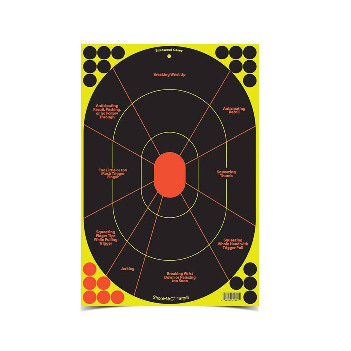 Birchwood Casey Shoot-N-C 12x22x18x22 Handgun Trainer Tgt-100